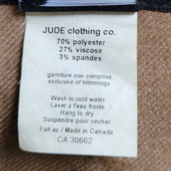 Bodybag dress by Jude Clothing brown cowl short sleeve small unlined tan neutral - Picture 15 of 16